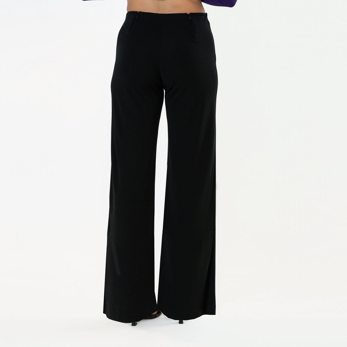 Adjustable Waist Signature Matte Jersey Palazzo