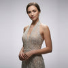 Halter Kissing Scallops Gown